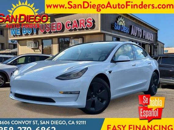 TESLA MODEL 3 2022 5YJ3E1EA2NF361437 image